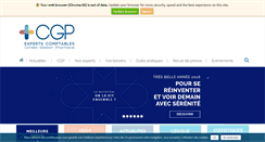 Desktop Screenshot of conseil-gestion-pharmacie.com